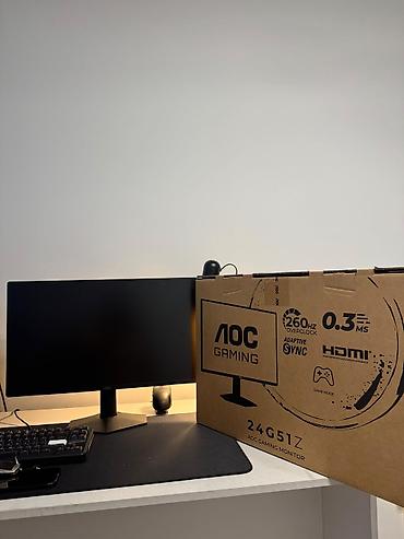 упс 7: Монитор, AOC, Б/у, 23" - 24" — 5