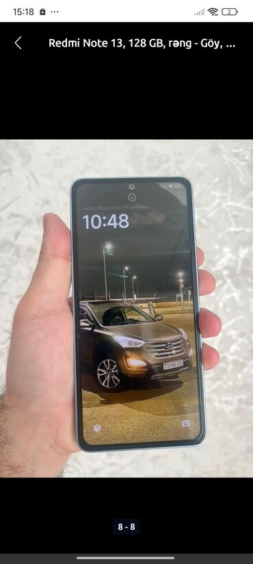 сотовый телефон fly fs458: Redmi Note 13, 128 GB, rəng - Göy