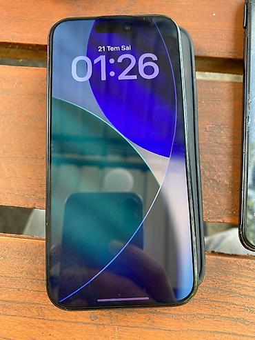 iphon 14 pro max: IPhone 15 Pro, Blue Titanium, Barmaq izi, Face ID, Simsiz şarj — 2