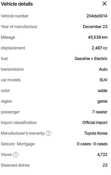 хайлендер 2025: Toyota Highlander: 2023 г., 2.5 л, Гибрид, Внедорожник — 5