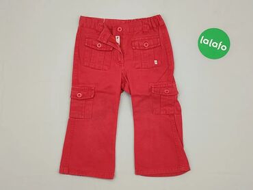 Dżinsy: Dżinsy, 2 lata, wzrost - 92 cm., wzór - Jednolity kolor, kolor - Czerwony