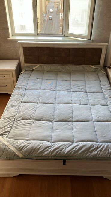 Yataq otağı dəstləri: İkinəfərlik çarpayı, 2 tumba, Termo, Dolab, Belarusiya, İşlənmiş — 11