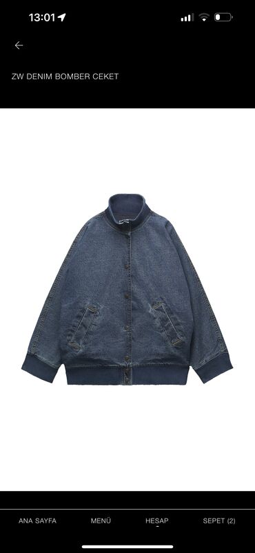 Paltolar: Zara bomber jaket qalin. 149 azn alinib 1 defe geyinilin yeniden