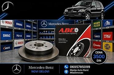 DISKOVI MERCEDES ML W163 5GOD | Disk mercedes ml 163 je nov cena je