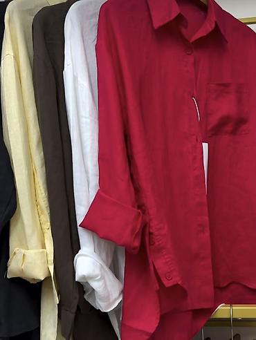 Şəxsi əşyalar: Льняные рубашки. Оверсайз модель на M-L-XL. НОВЫЕ с этикетками. Цвета — 9
