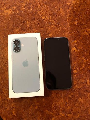 philips xenium 9@9d: IPhone 16, 128 GB, Barmaq izi, Face ID — 2