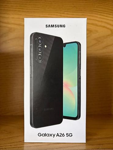 a 26 samsung: Samsung Galaxy A26 5G, 128 GB, rəng - Qara, Barmaq izi, Face ID, Zəmanət — 1