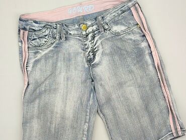 spodnie skórzane bershka: Shorts, 8 years, 122/128, condition - Very good