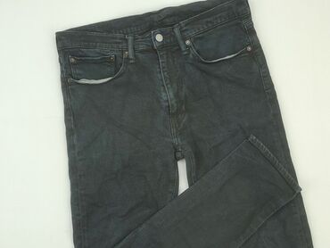 czarne t shirty basic: Jeans, L (EU 40), condition - Good