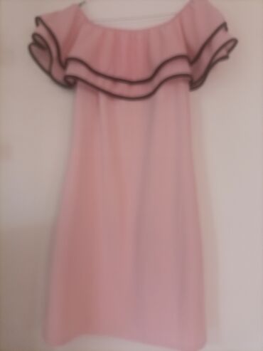 haljine sa karnerima slike: Totalna rasprodaja Haljinica S/M Bebi roze sa karnerima preko grudi