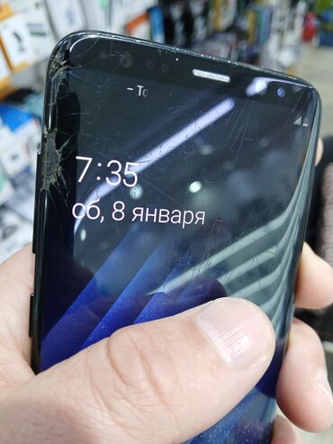 Samsung: Samsung Galaxy S8, Б/у, 64 ГБ, цвет - Черный, 2 SIM