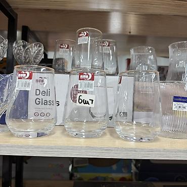 Наборы стеклянной посуды для напитков. - Стаканы Deli Glasses at lalafo.kg Наборы стеклянной посуды для напитков. - Стаканы Deli Glasses