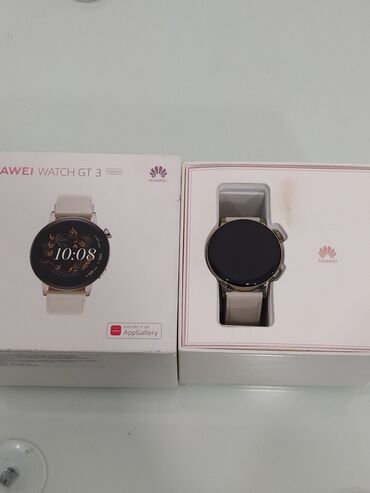 huawei watch: Б/у, Смарт часы, Huawei, цвет - Бежевый