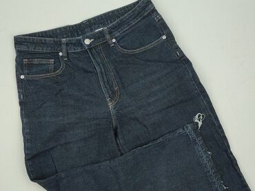 jeansy woskowane damskie: H&M, Jeansy damskie, XL
