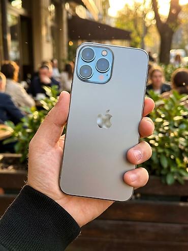 iphone s plus: IPhone 13 Pro Max, 256 GB, Graphite, Simsiz şarj, Face ID — 2