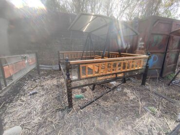 Садовые качели: Садовые качели Металл, Со спинкой, С крышей — 13