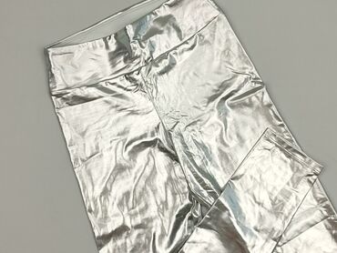 srebrne legginsy: Calzedonia, Legginsy Eleganckie damskie, rozmiar S