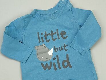 bluzki niemowlęce dla chłopca: Bluza, Lupilu, 3-6 m, stan - Dobry