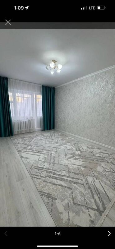 квартира в аренду в оше: 1 бөлмө, 39 кв. м, 106-серия, 8 кабат, Косметикалык ремонт