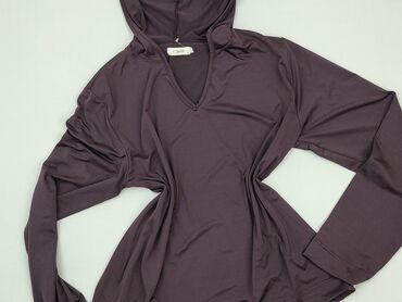 czarne bluzki z cekinami: Кофта з каптуром жіноча, L, стан - Дуже гарний