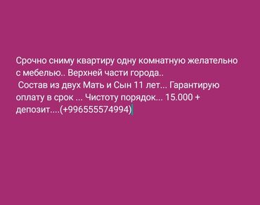 аренда пуливизатор: 1 комната, Собственник, Без подселения, С мебелью полностью, С мебелью частично