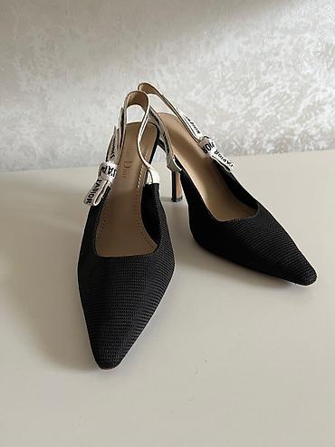 Tuflilər: Tuflilər, Dior, Ölçü: 37, rəng - Qara, İşlənmiş — 1