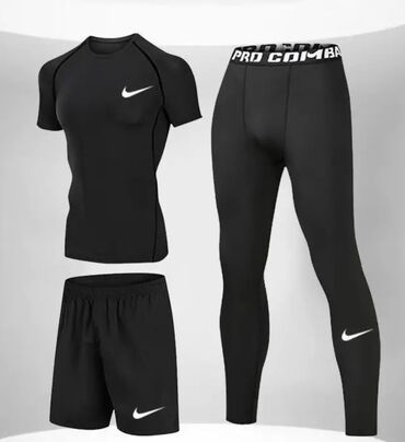 nike kg: Спорттук костюм XL (EU 42), түсү - Кара