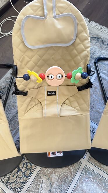 Детские шезлонги: Детский шезлонг, Новый, Качалка, Другой материал — 9