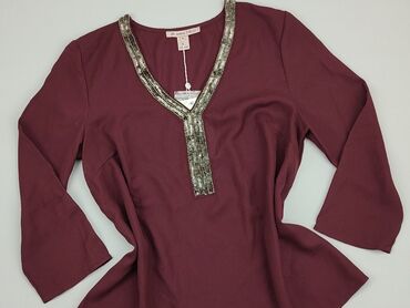 gładka bluzki z krótkim rękawem: Blouse, S (EU 36), condition - Perfect