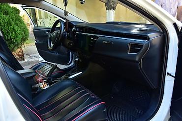avtomobil diski: Toyota Corolla sedan – ağ rəng, modern dizaynlı ön barmaqlıq və LED — 8