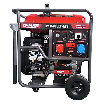Генераторы: Бензиновый генератор D-MAX DM15000ET-ATS - Тип: бензиновый — 1