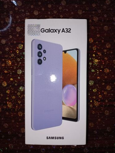 Samsung: Samsung Galaxy A32 5G, 64 ГБ, цвет - Фиолетовый, Сенсорный, Отпечаток пальца, Две SIM карты