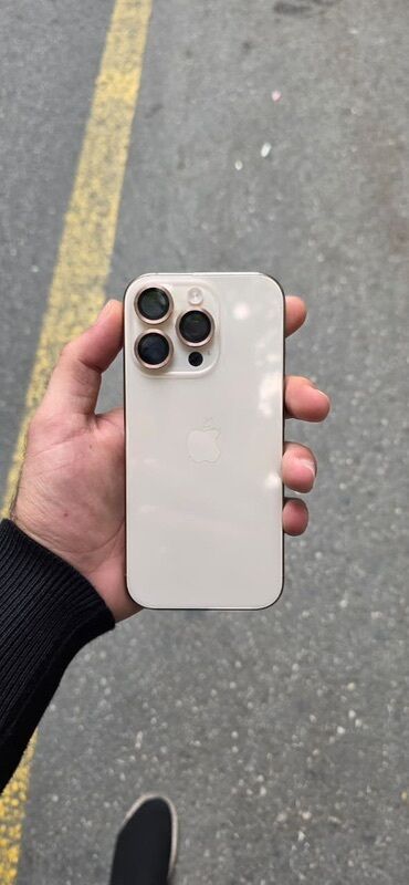 Alcatel: IPhone 16 Pro, 128 GB, Desert Titanium, Face ID