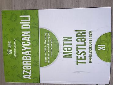 Testlər: Məhsul: “Azərbaycan dili – Mətn testləri” (XI sinif) — 1