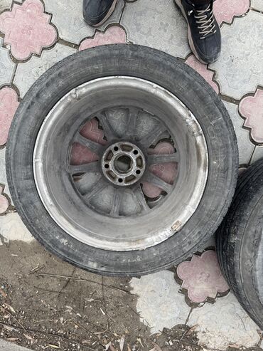 Колеса в сборе: Колеса в сборе 215 / 55 / R 17, Лето, Б/у, Комплект, Легковые, Литые, отверстий - 5 — 6