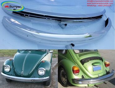Volkswagen Beetle bumper type (4) by stainless steel (VW Käfer