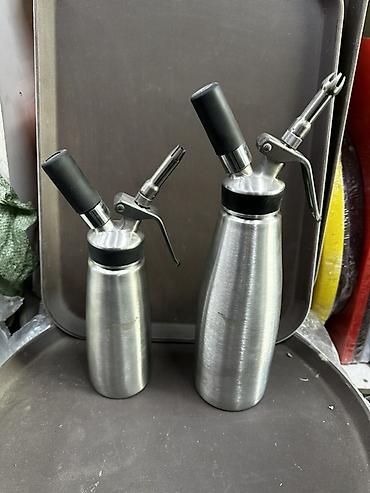 Кондитерский инвентарь: Сифон для взбитых сливок/пен и соусов - Материал корпуса: нержавеющая — 33