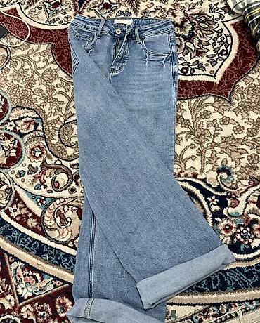 классический штаны: Джинсы 118 Jeans (Denim) - Цвет: светло-голубой деним - Крой — 2