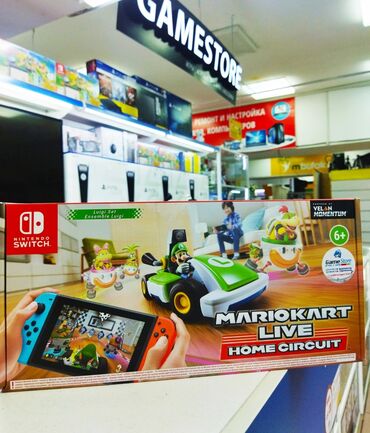 купить nintendo switch бу: Mariokart live!

Управляй машиной через приставку!