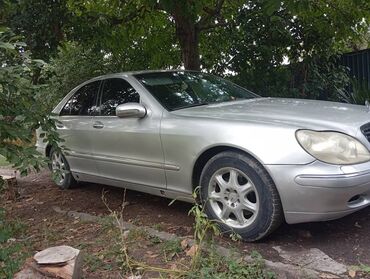 шины сапок: Mercedes-Benz S-Класс седан (W220), серебристый металлик. Основные
