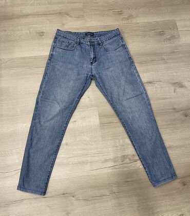 стрейчевые джинсы мужские: Джинсы S (EU 36), M (EU 38), цвет - Синий