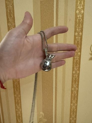 xac sep: Metal boyunbağı – “pul kisəsi” asqısı ilə - Material: metal ərintisi — 4