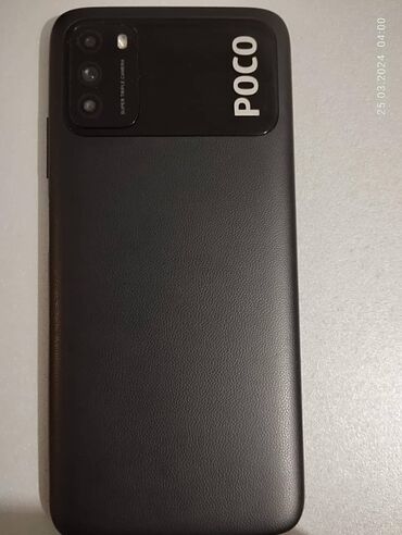 телефоны xiaomi redmi note 4: Poco M3, Б/у, 128 ГБ, цвет - Черный, 2 SIM