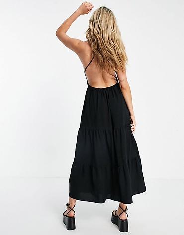 step platforma: Gündəlik don, Maksi, Bershka, XS, S — 1