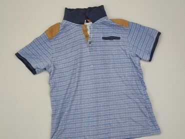 jeansy dzwony z dziurami: T-shirt, George, 9 years, 128-134 cm, condition - Good