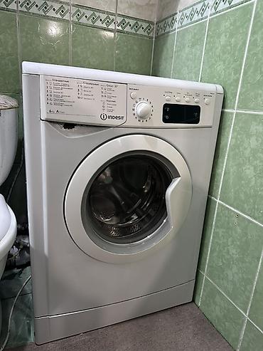 Стиральная машина Indesit, фронтальная загрузка. - Загрузка: 6 кг - at lalafo.kg Стиральная машина Indesit, фронтальная загрузка. - Загрузка: 6 кг -