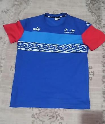 бмв спартивка: Мужская футболка, S, Puma, Новый, цвет - Синий — 1