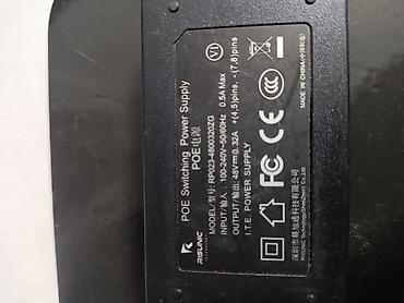 korpuslar: Risunıc POE Switching Power Supply – injektor Xüsusiyyətlər: - Model — 2