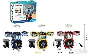 ltb jeans: Bubnjevi sa stolicom – više boja 🥁 Zabavan set bubnjeva sa stolicom — 1