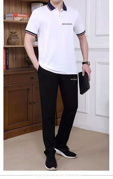 мужской футболки: Спортивный костюм, Футболка, Штаны, Оригинал, M (EU 38), L (EU 40), XL (EU 42)